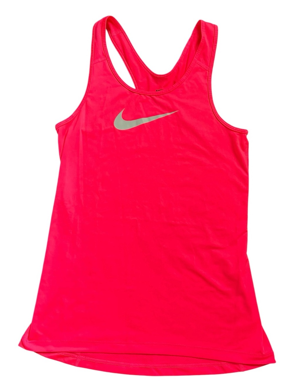 Nike Hot Pink Racerback Tank with Silver Swoosh
